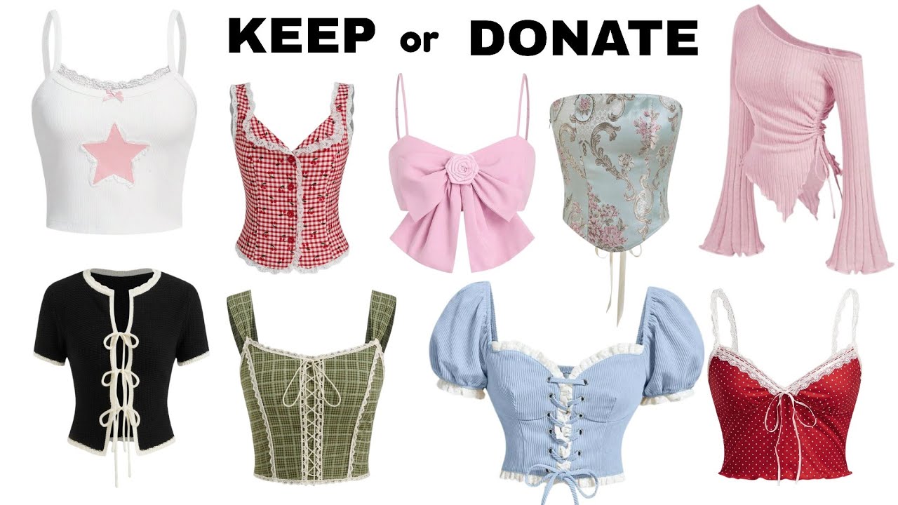 Keep or Donate | Cute Tops edition 