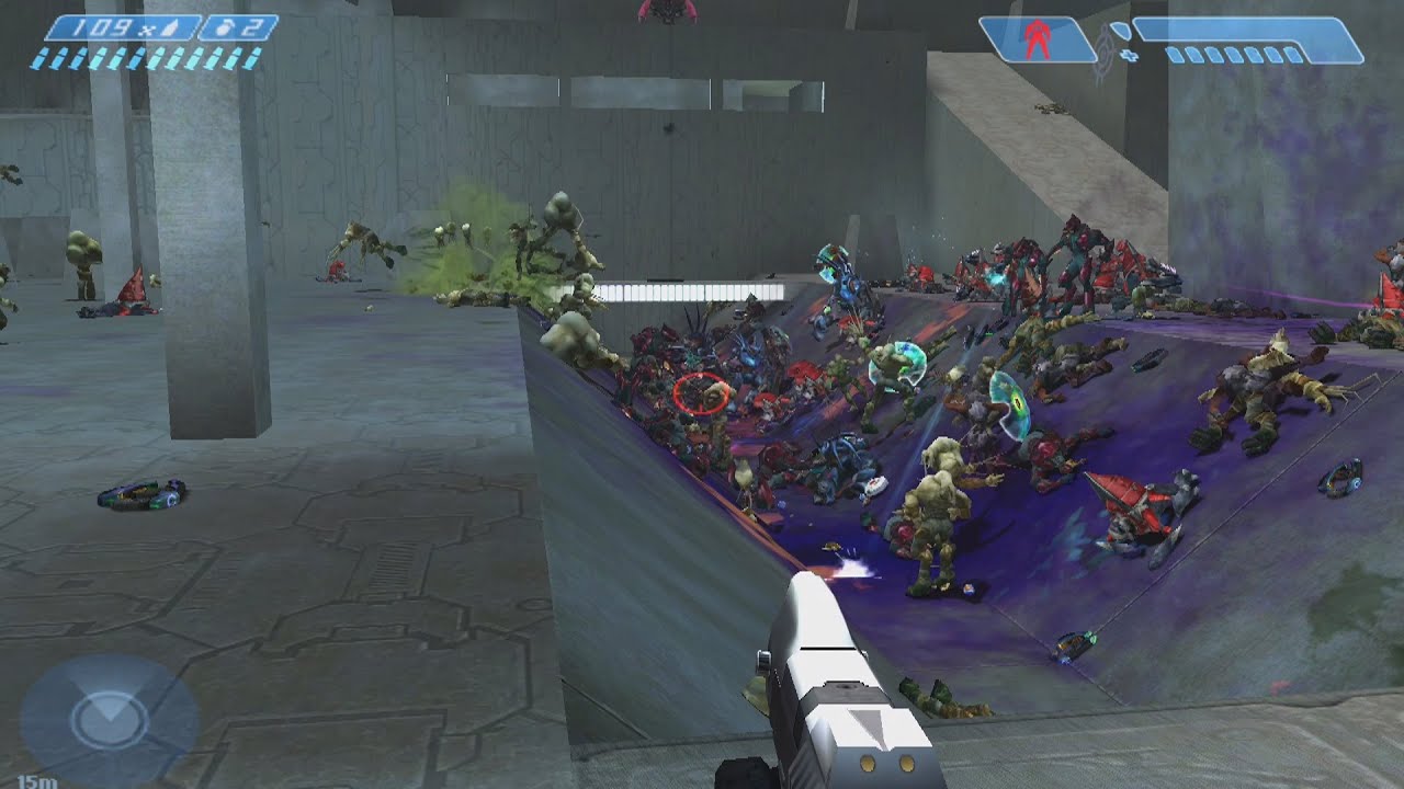 Halo 1 Covenant Vs Flood Ai Battle