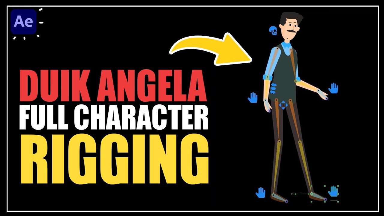 DUIK ANGELA: EASY and SMART Character Rig in After Effects Tutorials