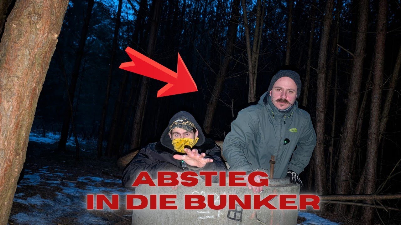 Waldbunker Expedition ⧸ Abstieg mit Seil in die Unterwelt