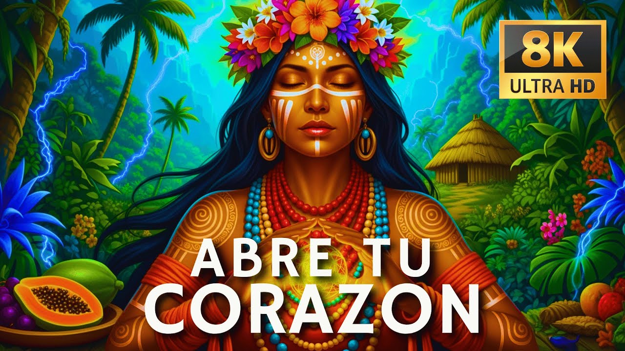 Música Chamánica y Ondas Theta en 432 Hz para Abrir el Corazón y relajar tu mente