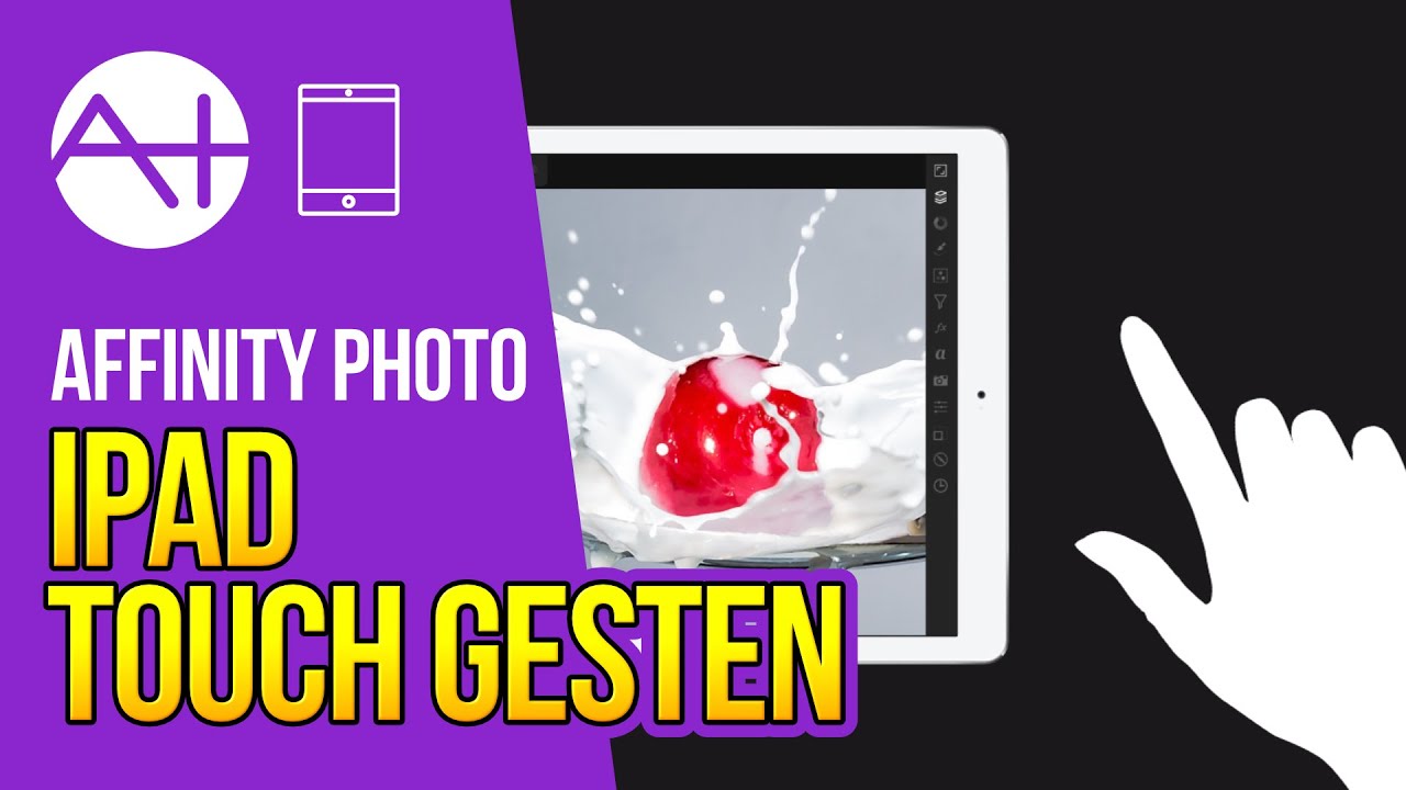 Affinity Photo iPad Touch Gesten