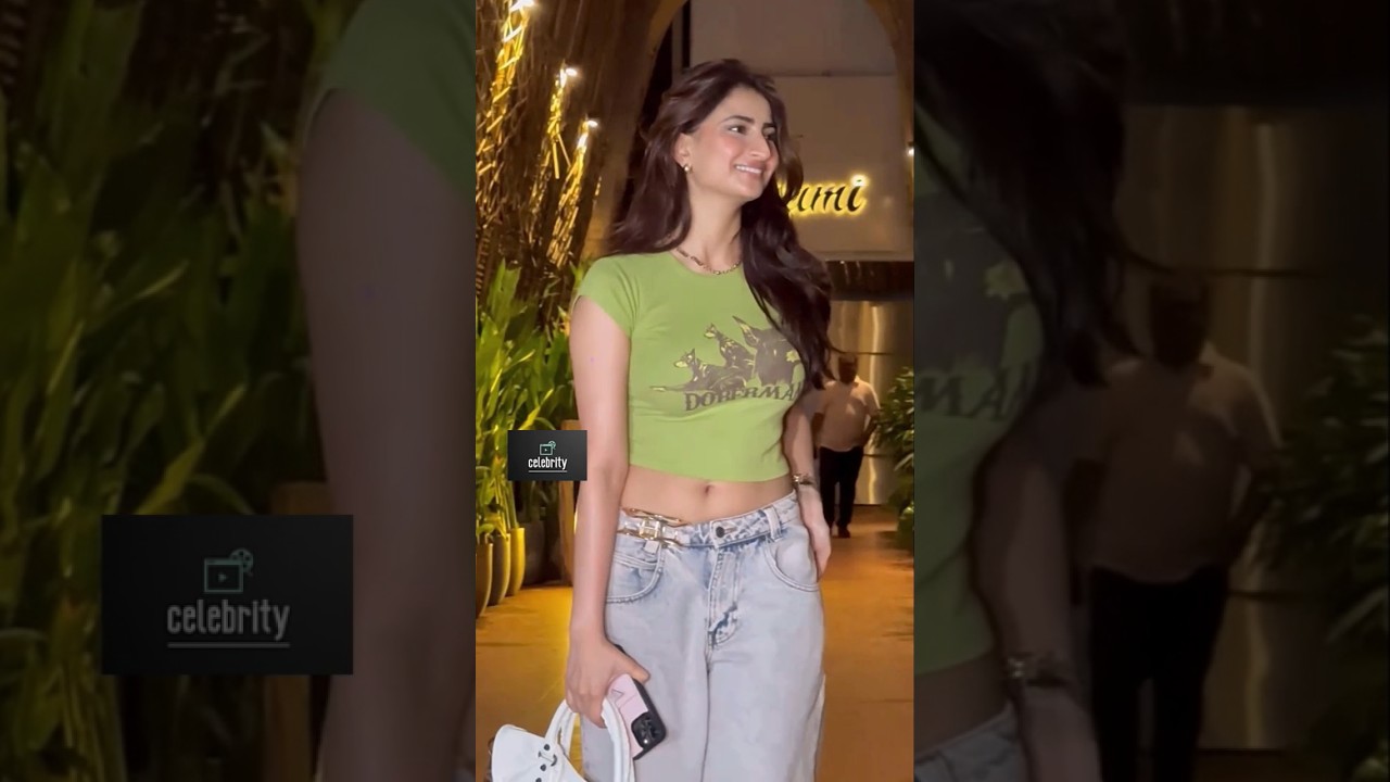 She is cute in bare belly look #celebrity #trending #viralvideo #shorts
