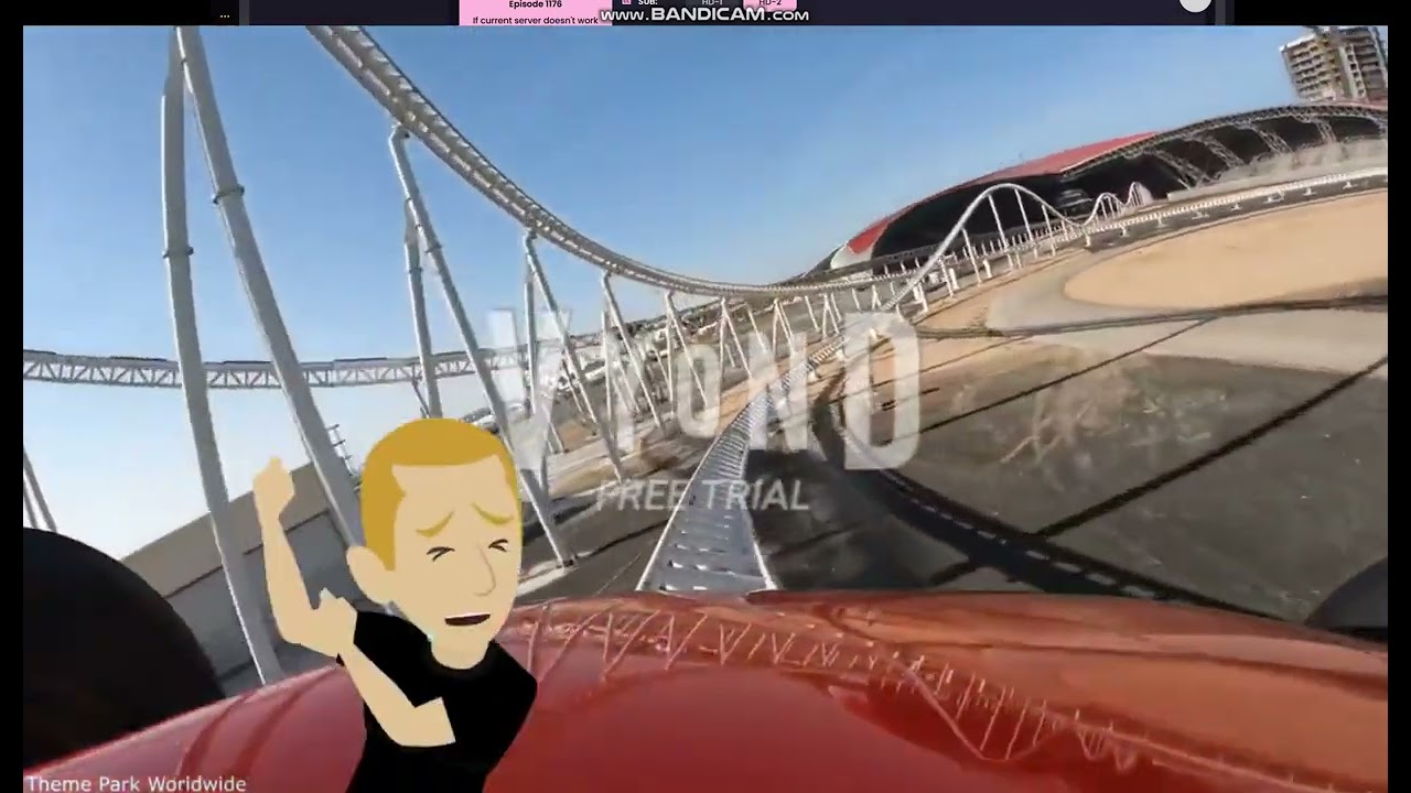 Childish Dad goes to the fastest roller coaster/Fainted (LOUD WARNING)