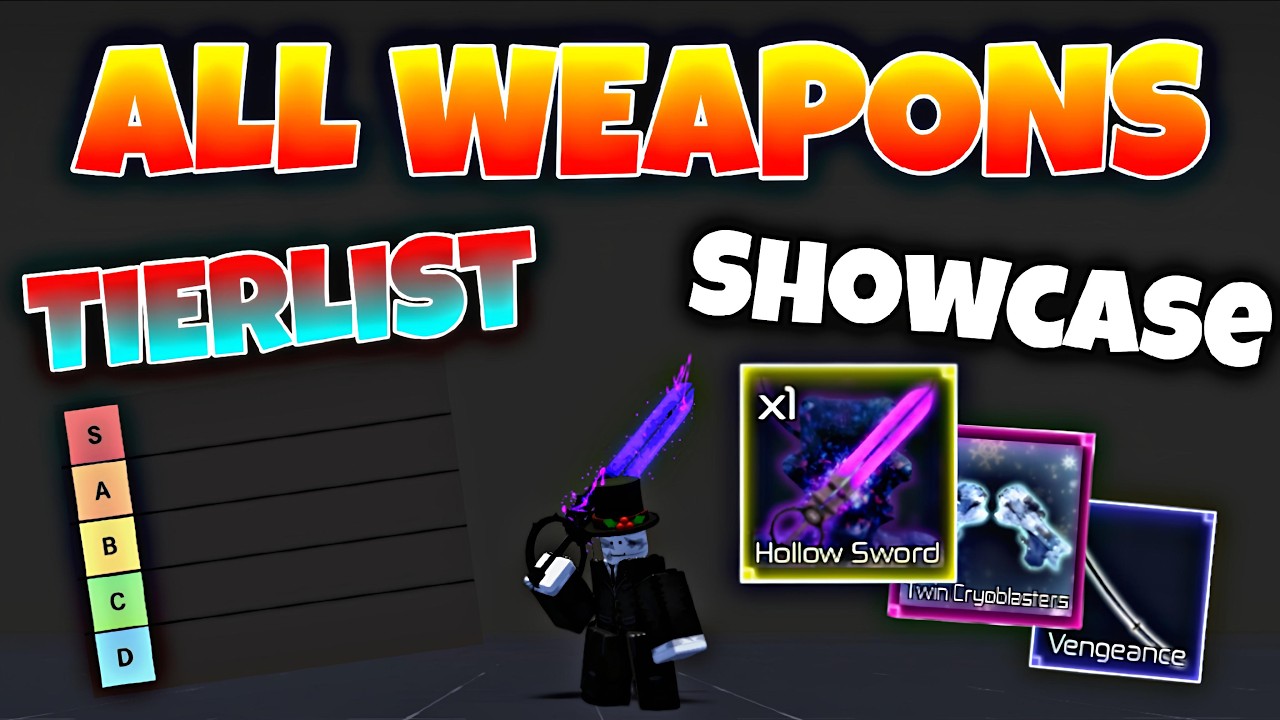 SHOWCASING and RANKING ALL WEAPONS | Jujutsu Infinite Roblox (JJI) Tierlist