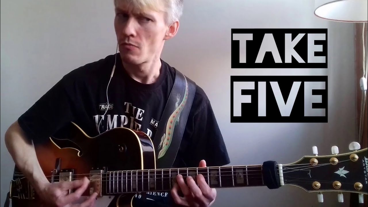 Practicing George Benson lick over Take Five