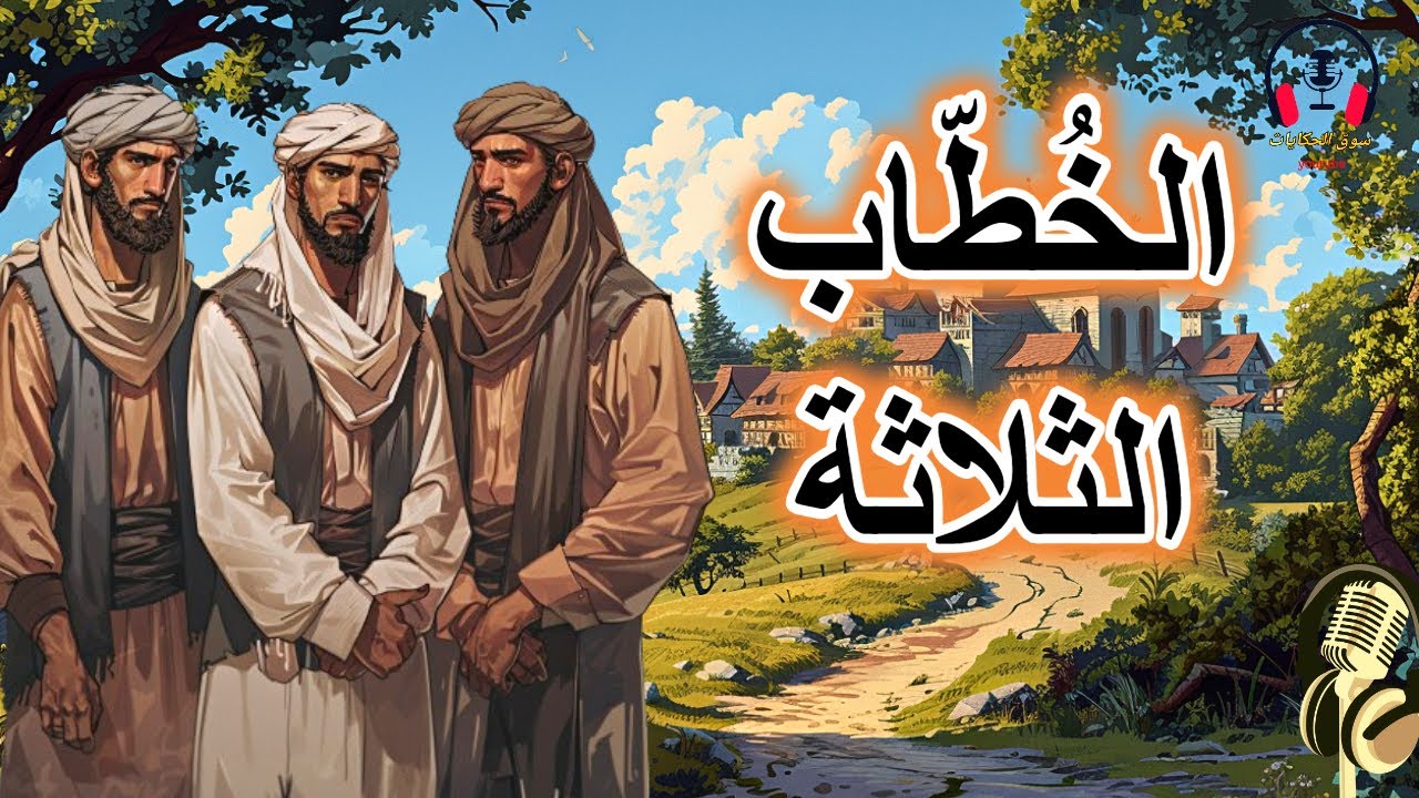 قصة الخطّاب الثلاثة، من القصص الخيالية المشوقة قبل النوم، ضع السماعات واستمع، سوق الحكايات والقصص