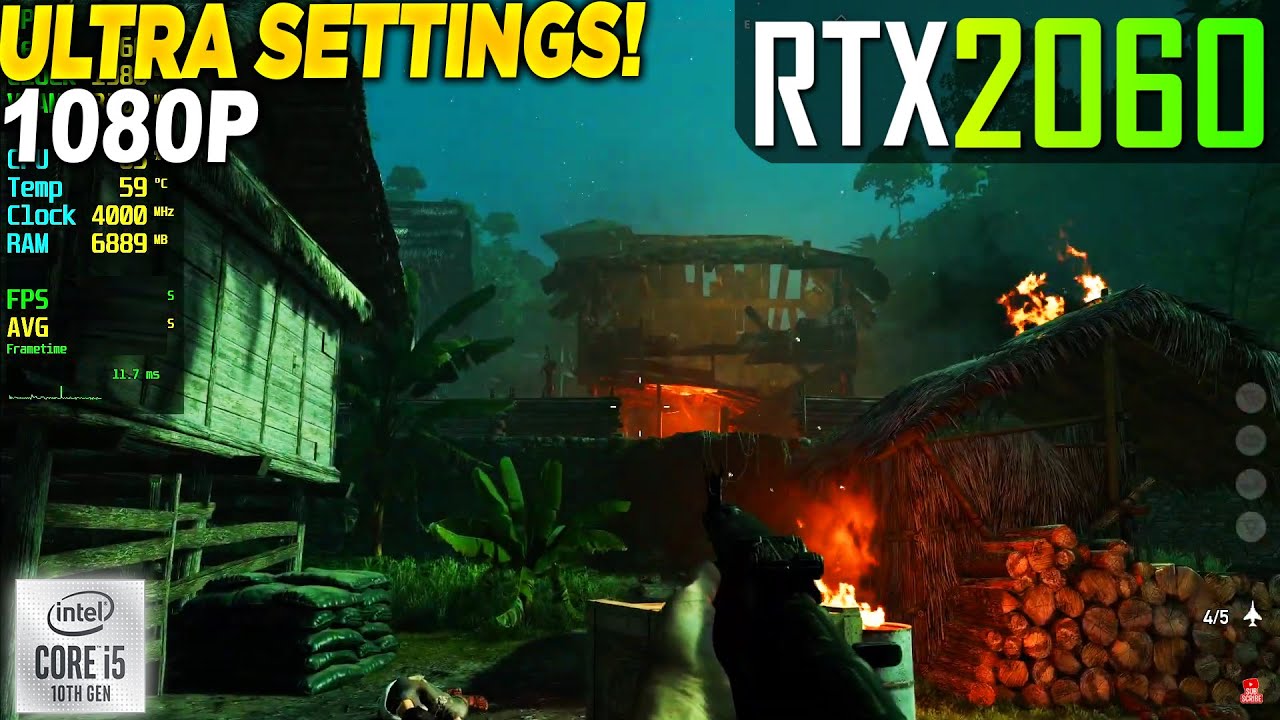 Far Cry 5 RTX 2060 - 1080p Ultra,