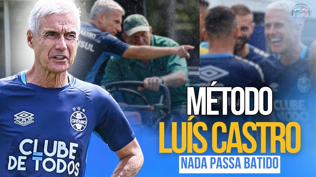 🔵⚫️ Grêmio: O jeito Luís Castro impressiona no dia a dia | Nem o jardineiro escapa | Bastidores CT