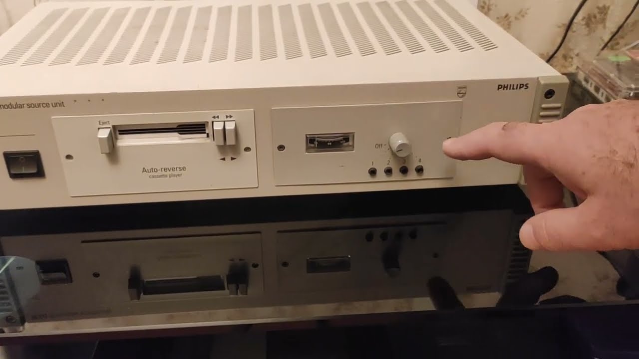 Philips SQ10 cassette deck - modular sourse unit - кассетная дека Philips