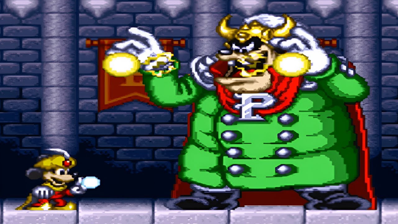 Magical Quest Starring Mickey Mouse All Bosses (No Damage With Ending) SNES