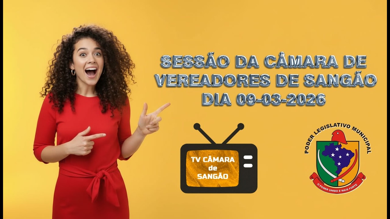 Sessão da Câmara de Vereadores de Sangão dia 09-03-2026