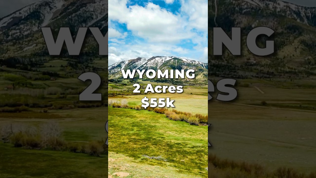 LAND for SALE in WYOMING with Creek & Mountain Views &bull; LANDIO