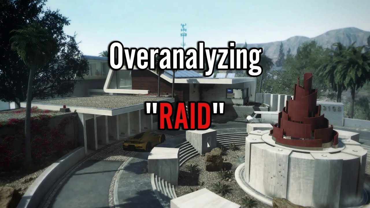 Подробный анализ карты RAID из Black Ops 2