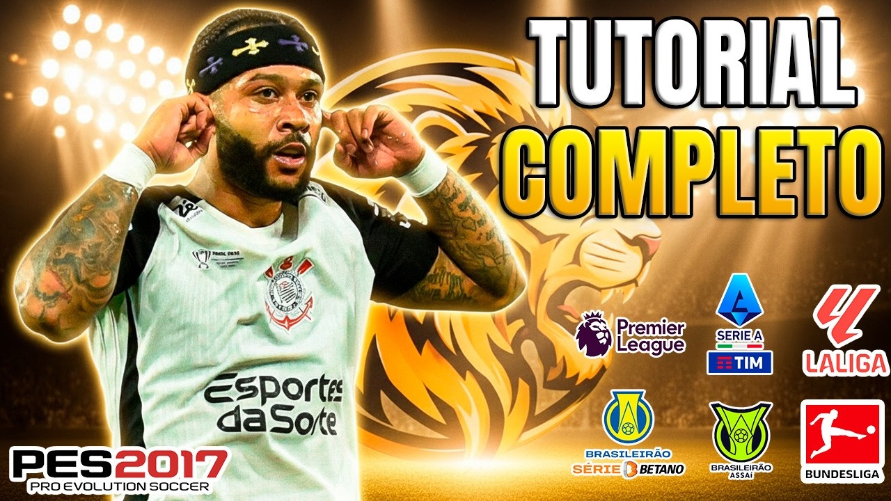 🎮 TUTORIAL – DMPES 5.0 | O MELHOR PATCH PARA PES 2017 GRATUITO ATUALIZADO 2026 ⚽ BRASILEIRÃO A E B