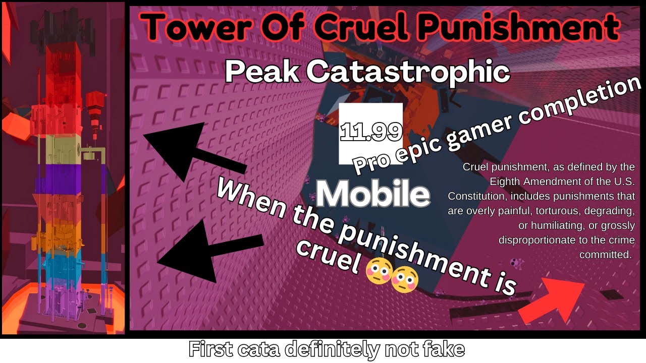 (FIRST CATA)Mobile EToH/JToH: Tower of Cruel Punishment (ToCP) (Peak Catastrophic)
