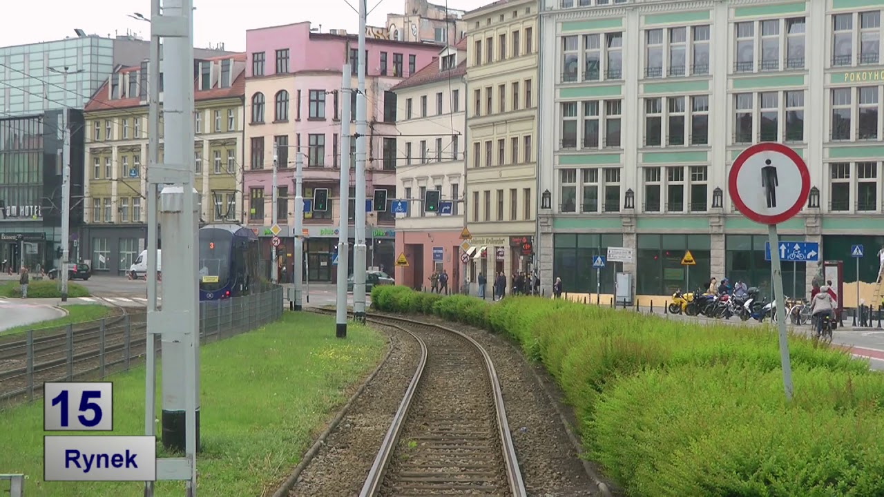 Tramwaje Wrocław 2019 linia 15.