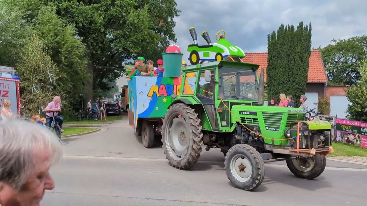 Bunter Umzug Schützenfest Ahnsen bei Meinersen 28. Juli 2024