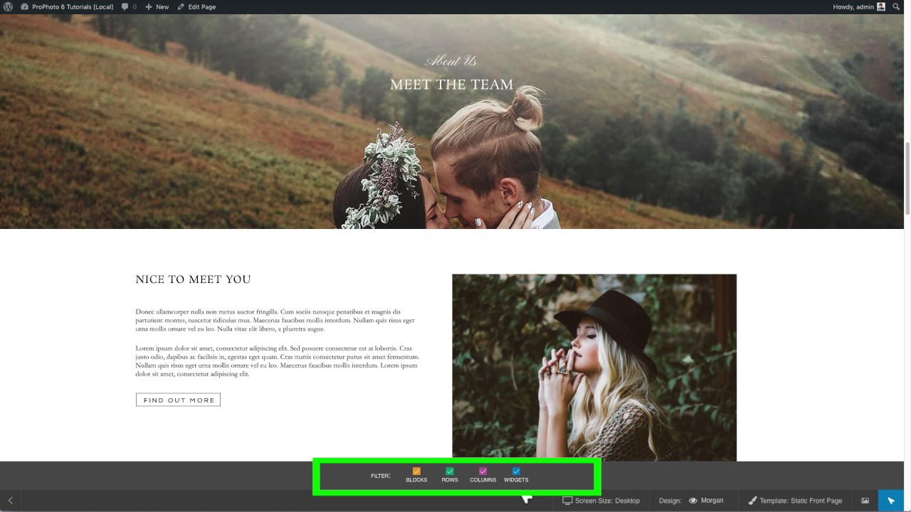 ProPhoto Bar Overview