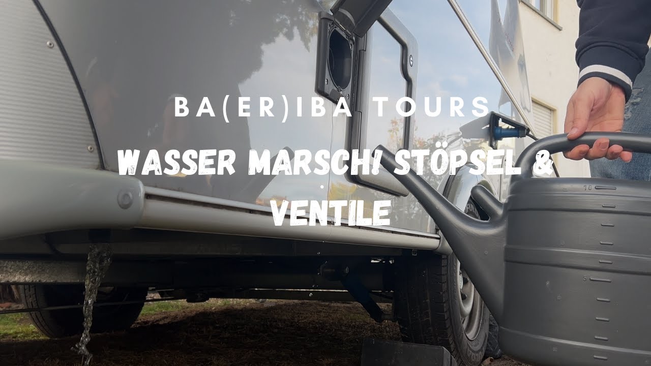Wasser marsch! Stöpsel & Ventile im Eriba Touring 430