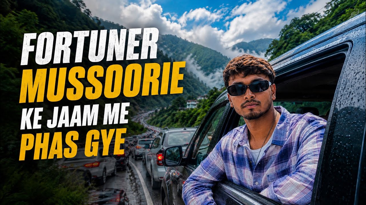 Delhi to Mussoorie Road Trip | Fortuner Drive via Dehradun Expressway | Traffic Jam in Mussoorie😱