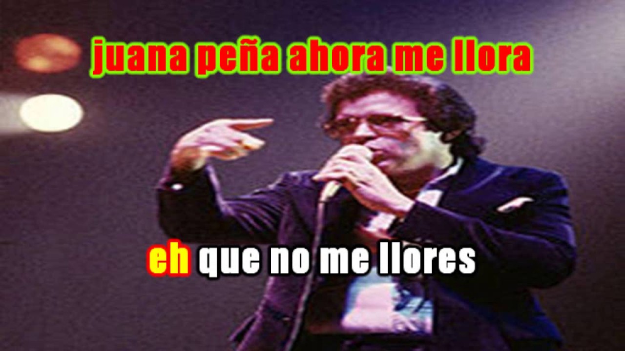 Hector Lavoe Juana Peña Versión Completa Karaoke