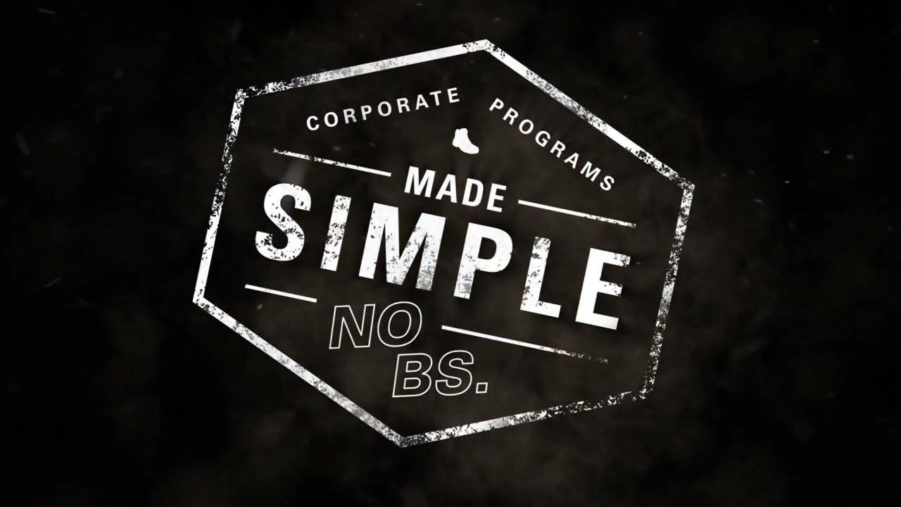 Corporate programs made simple. No BS.
