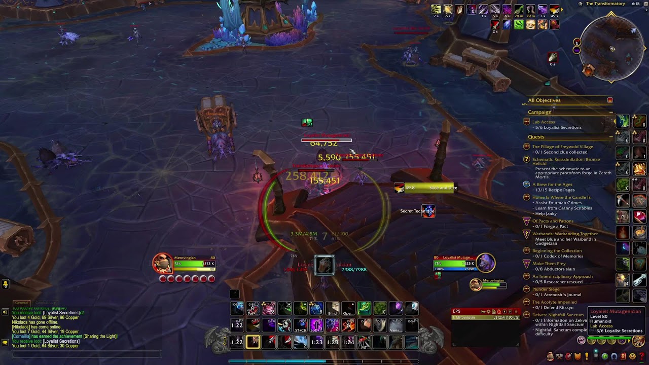 RX 580 8G 2048SP + Intel CC150 WoW The War Within Ep.15