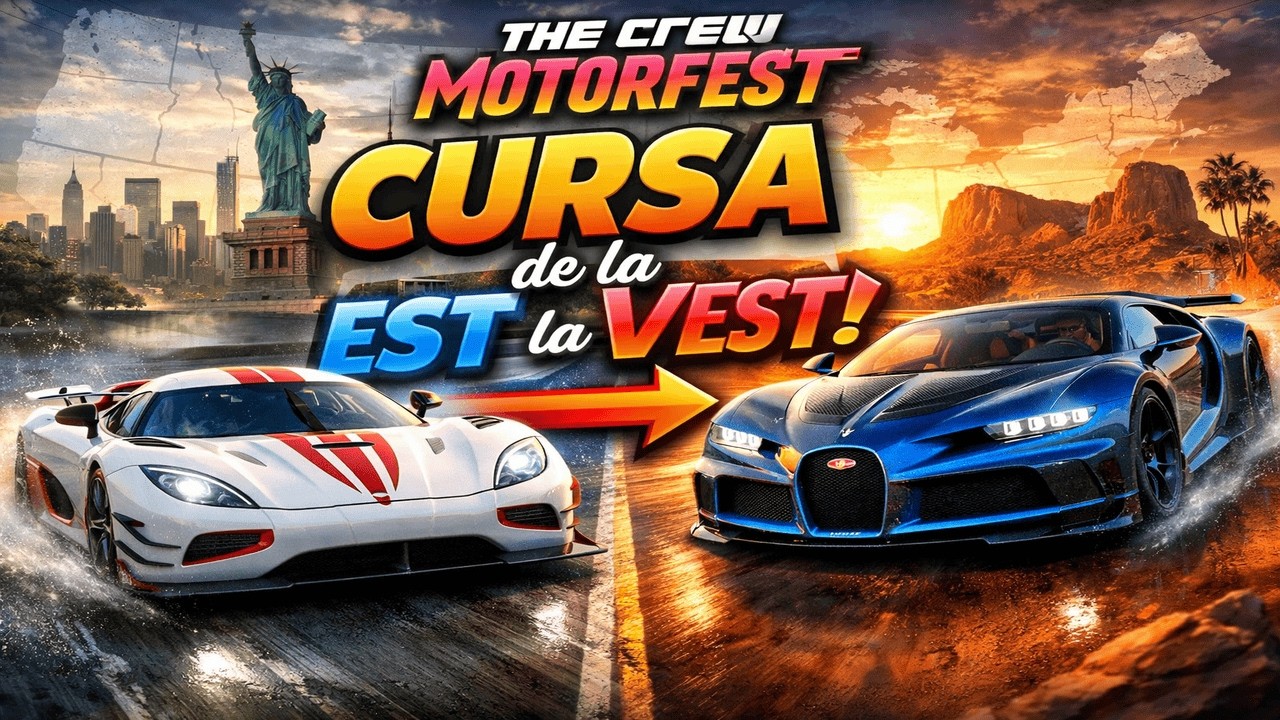 Cursa de la EST la VEST !! | The Crew Motorfest