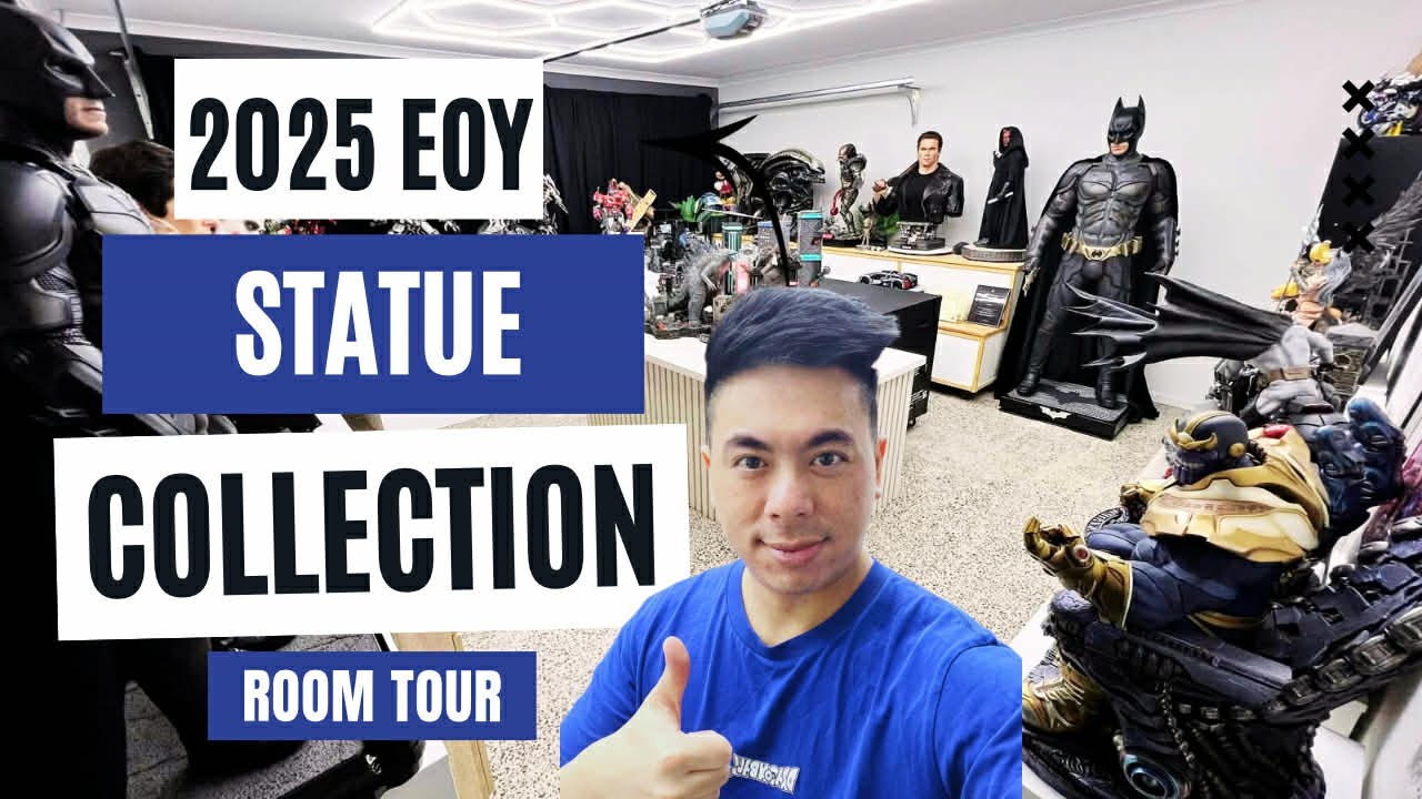 @mrpopo7876 2025 EOY STATUE COLLECTION ROOM TOUR | MAN CAVE | DC | Star Wars | Marvel 