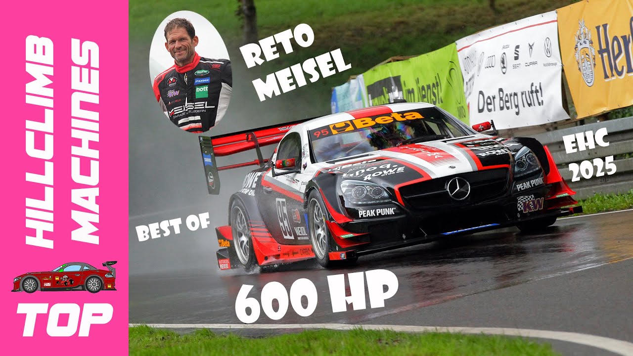 600 HP | Mercedes SLK 340 Judd V8 | Reto Meisel | Top Hillclimb Machines | Monster | RaceMedia24.tv