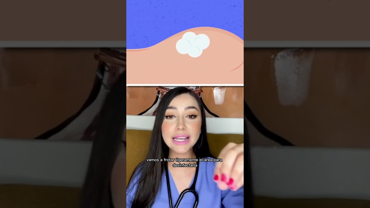 Así se aplica una inyección intramuscular👩🏻‍⚕️💉 #shorts #medicina #sabiasque