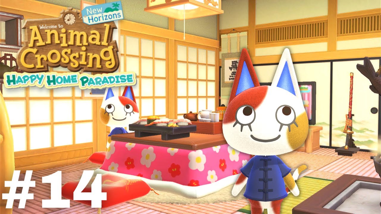 Purrl's Kotatsu Citadel! - Animal Crossing: New Horizons Happy Home Paradise DLC Gameplay Part 14