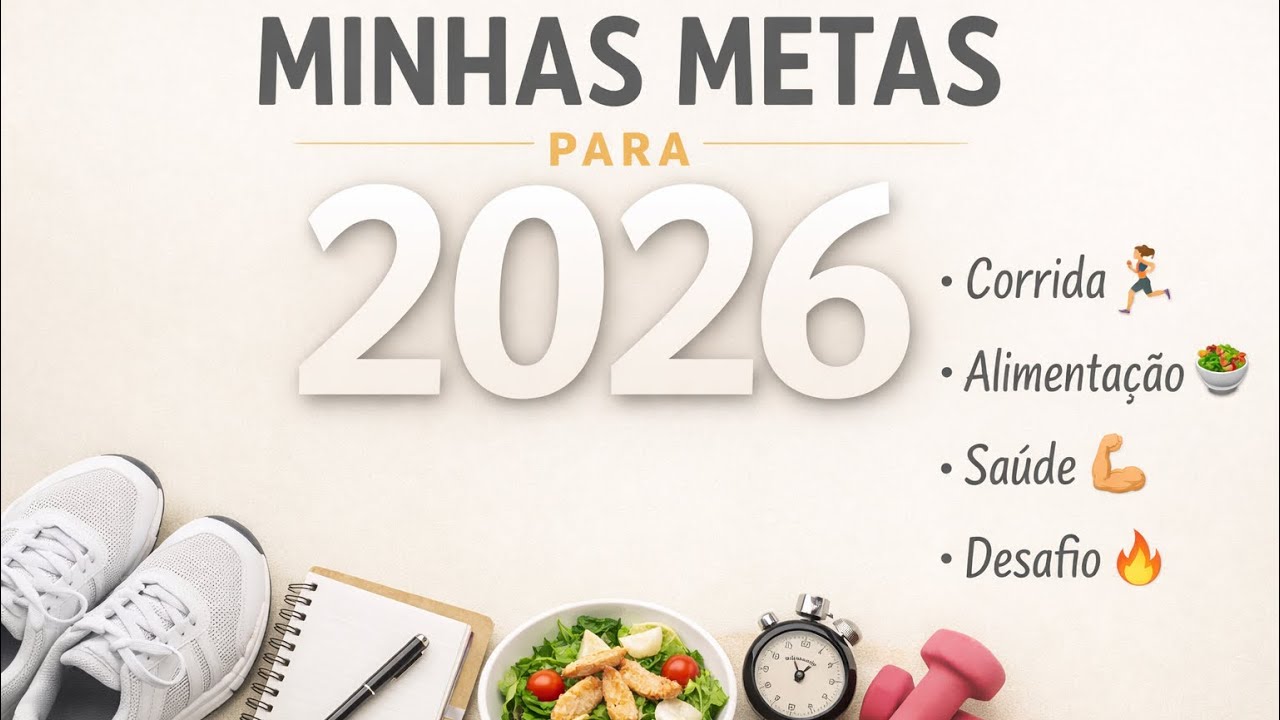 Minhas Metas para 2026 | Vida, Saúde, Rotina e Crescimento