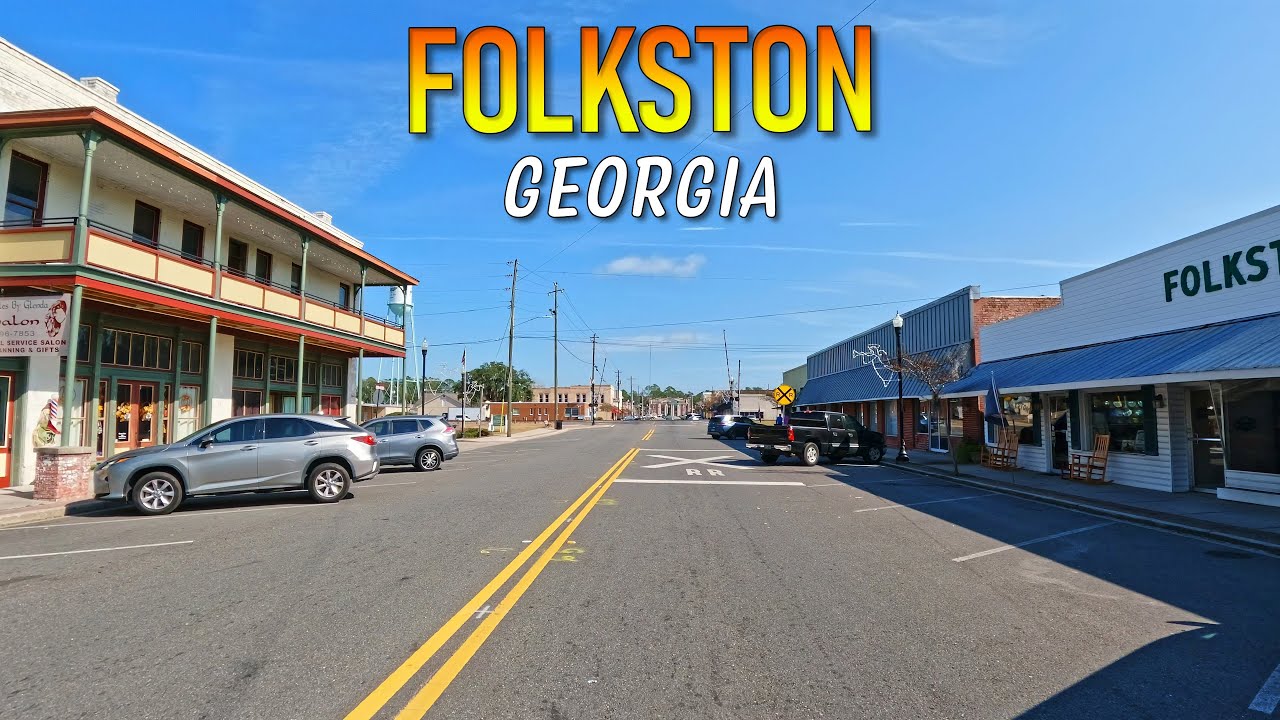 Folkston Georgia Driving Through