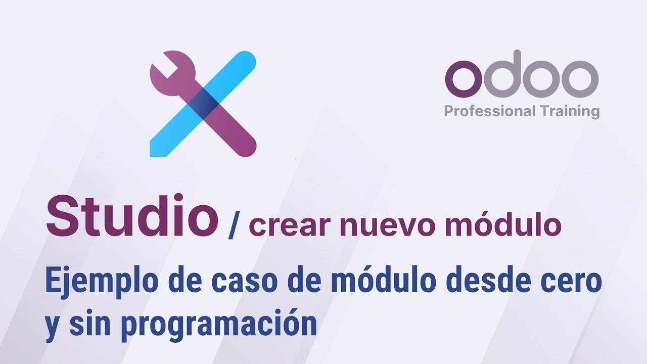 Odoo Studio. Crear nuevo módulo desde cero y sin programación.