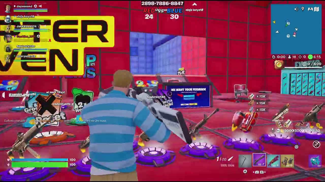 Cheats in mega red vs blue