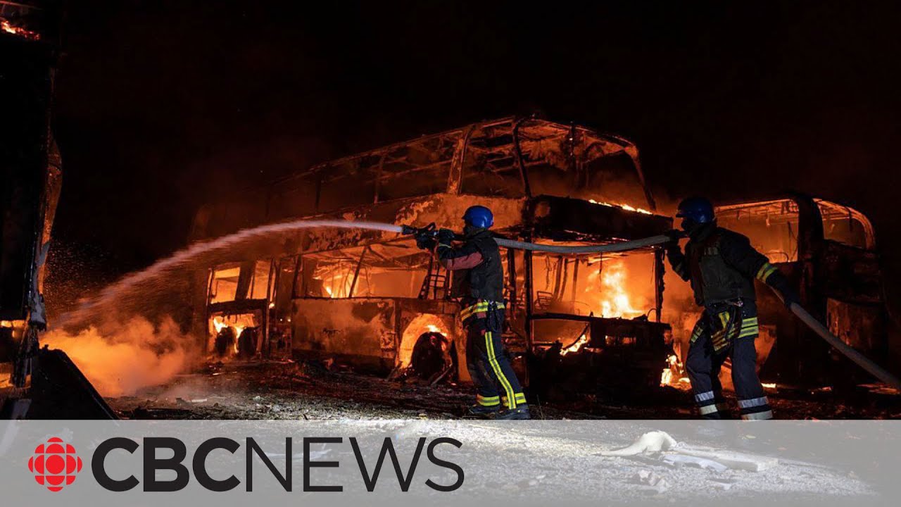 Ukrainian officials say Kyiv targeted in 'exceptionally' intense Russian air strikes
