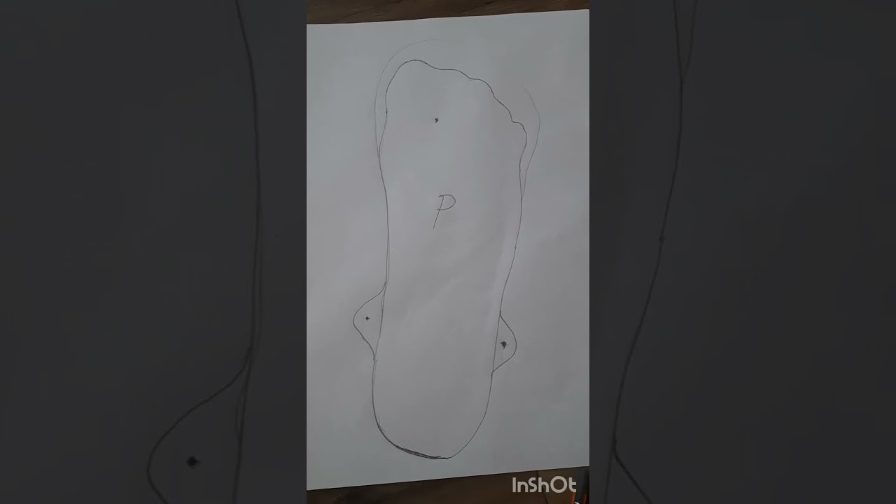 1. Obkreslen&iacute; nohy a v&yacute;roba podr&aacute;žky, barefoot sand&aacute;ly