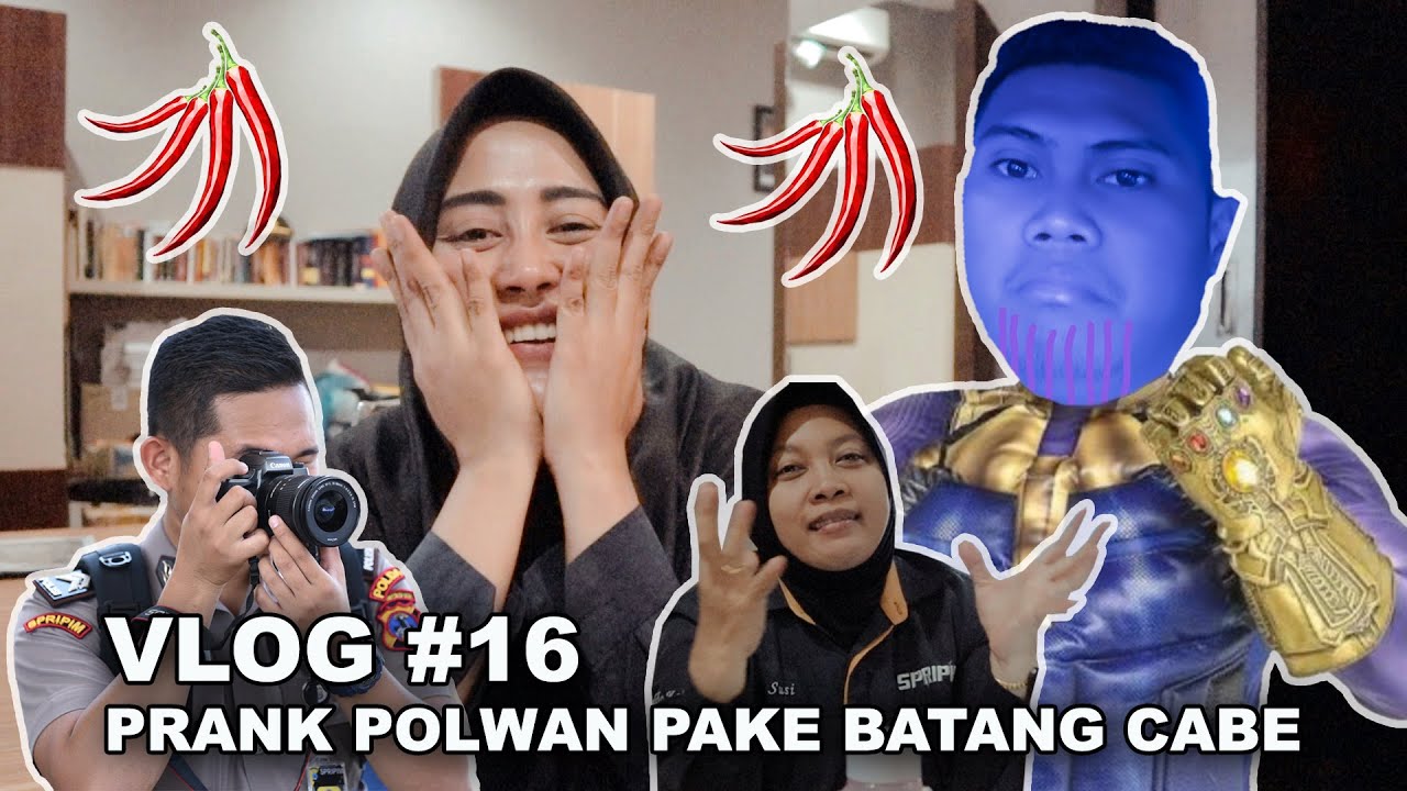 VLOG #16 Prank Polwan Sampe Mau Nangis 😂
