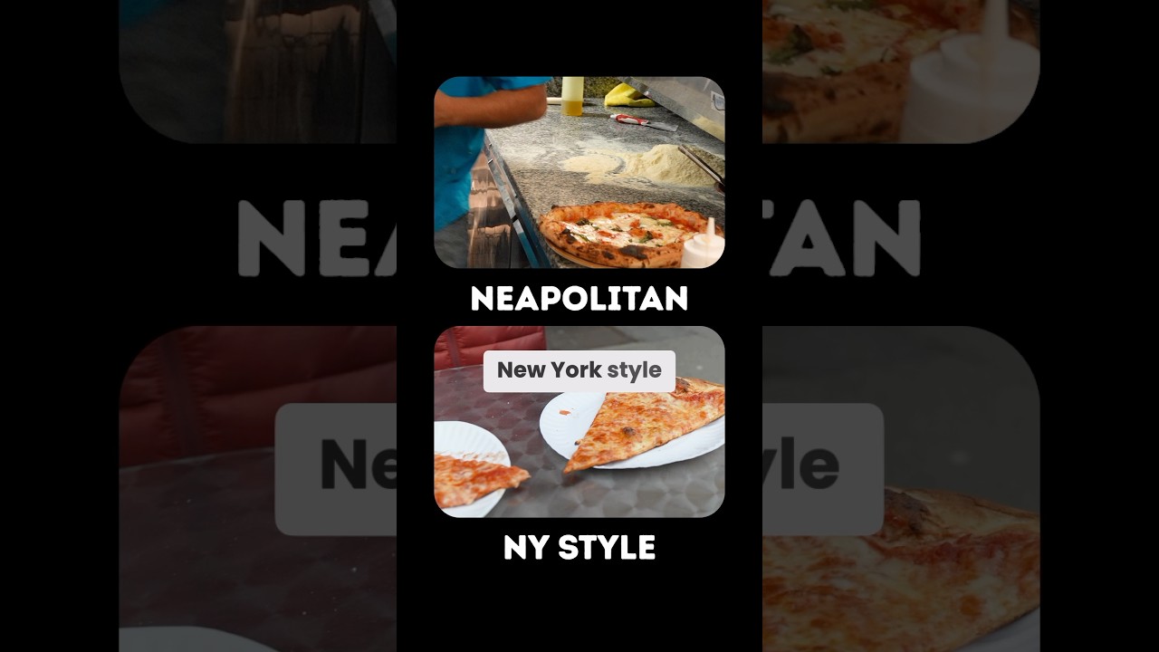 Нью-Йоркская пицца против неаполитанской 🍕