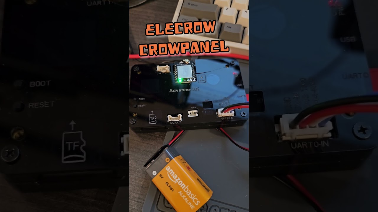 Elecrow CrowPanel Advance — найдите себя с помощью GPS!