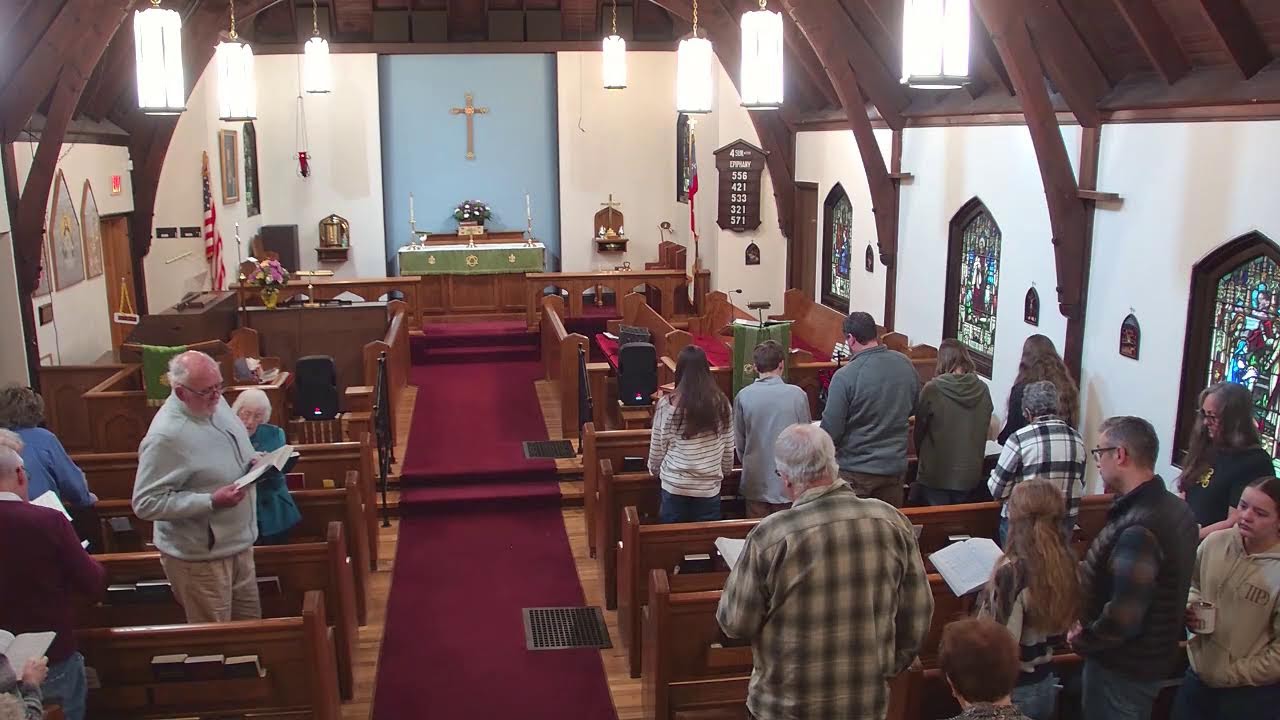 Holy Eucharist Rite 2;  Epiphany 4; 9 am MT