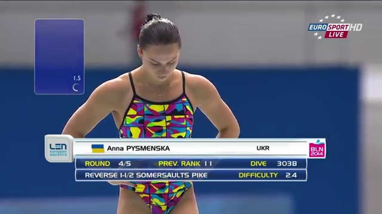 Berlin2014 Anna Pysmenska (1m springboard)