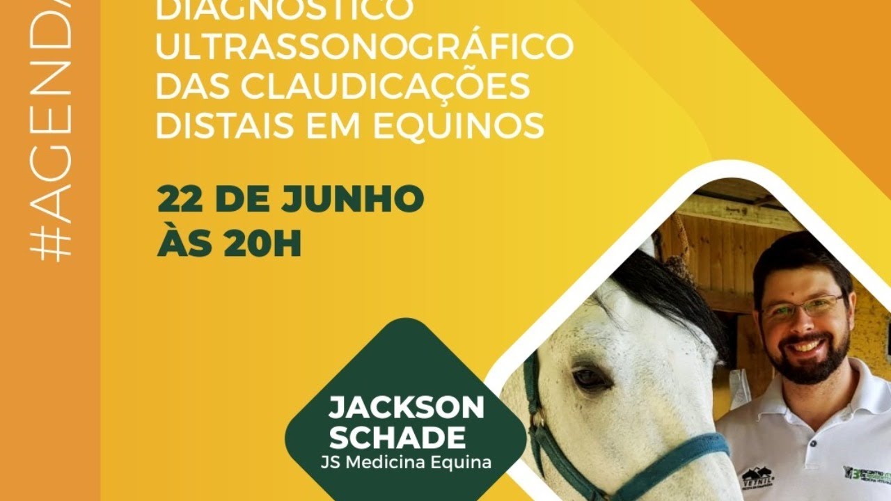 WEBINAR MEDICINA VETERINÁRIA: Diagnóstico ultrassonográfico das claudicacões distais em equinos