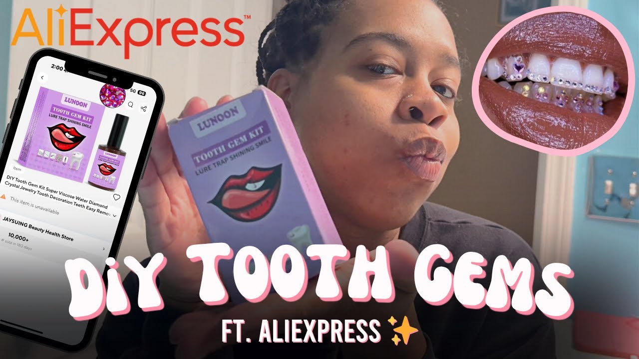 Украшения для зубов своими руками | Ft. AliExpress ✨