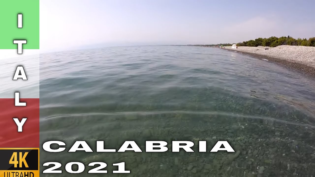 [4k] Italy Beach Walk | Southern Europe Walktour | Virtual Tour | Summer 2021