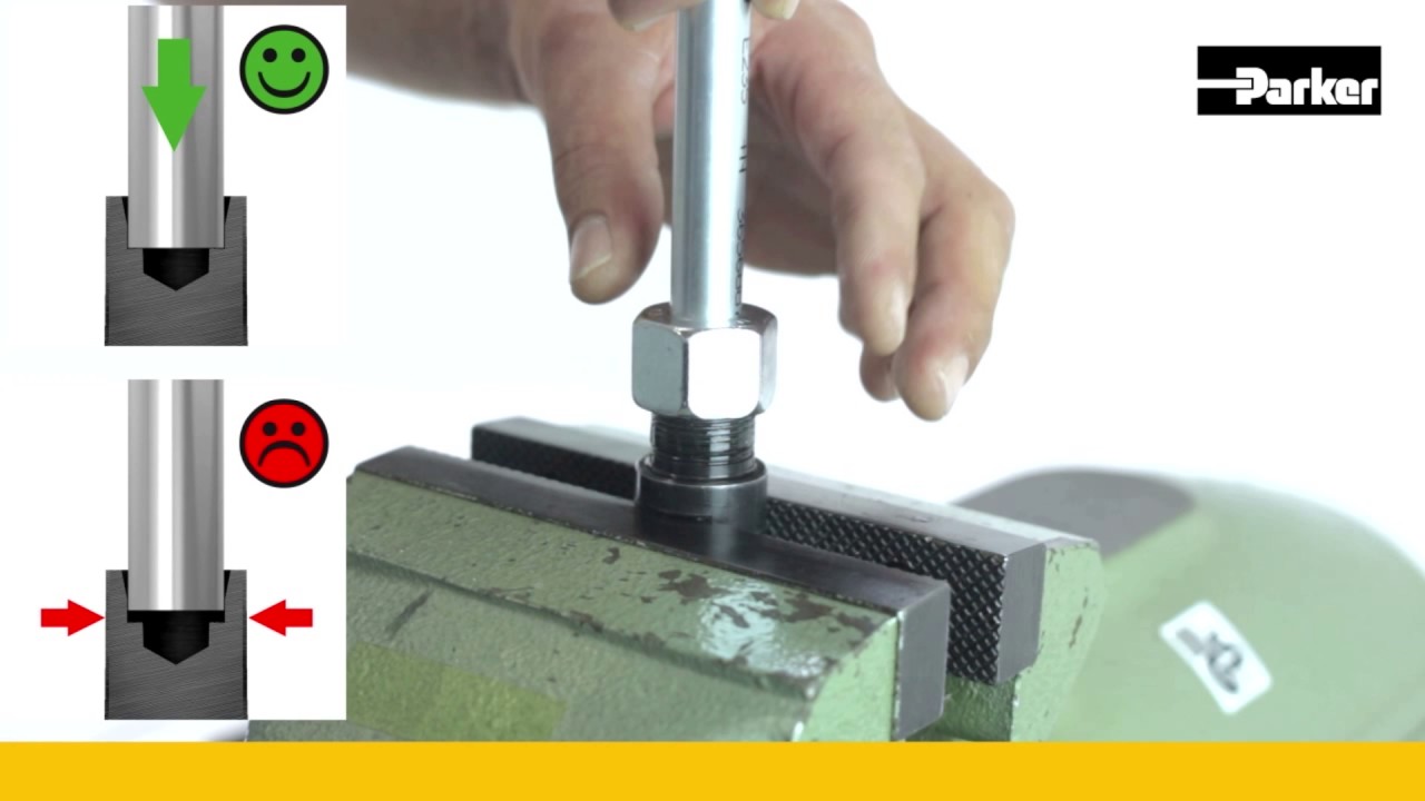 How to Assemble Parker Progressive Stop Ring (PSR) Hydraulic Fittings