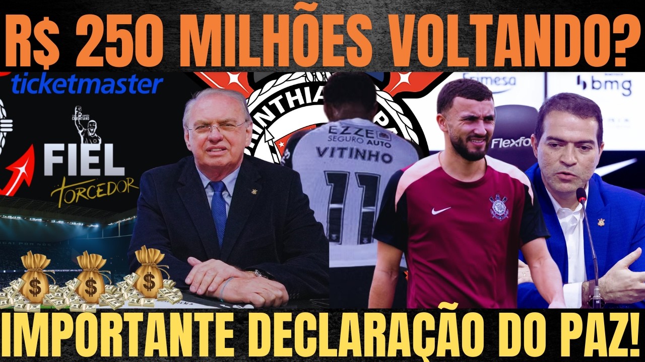 PROPOSTA de R$ 250 MILHÕES de GIGANTE AMERICANA VOLTOU?| PAZ EXPLICOU LABYAD| 6 MESES ATÉ o GOL