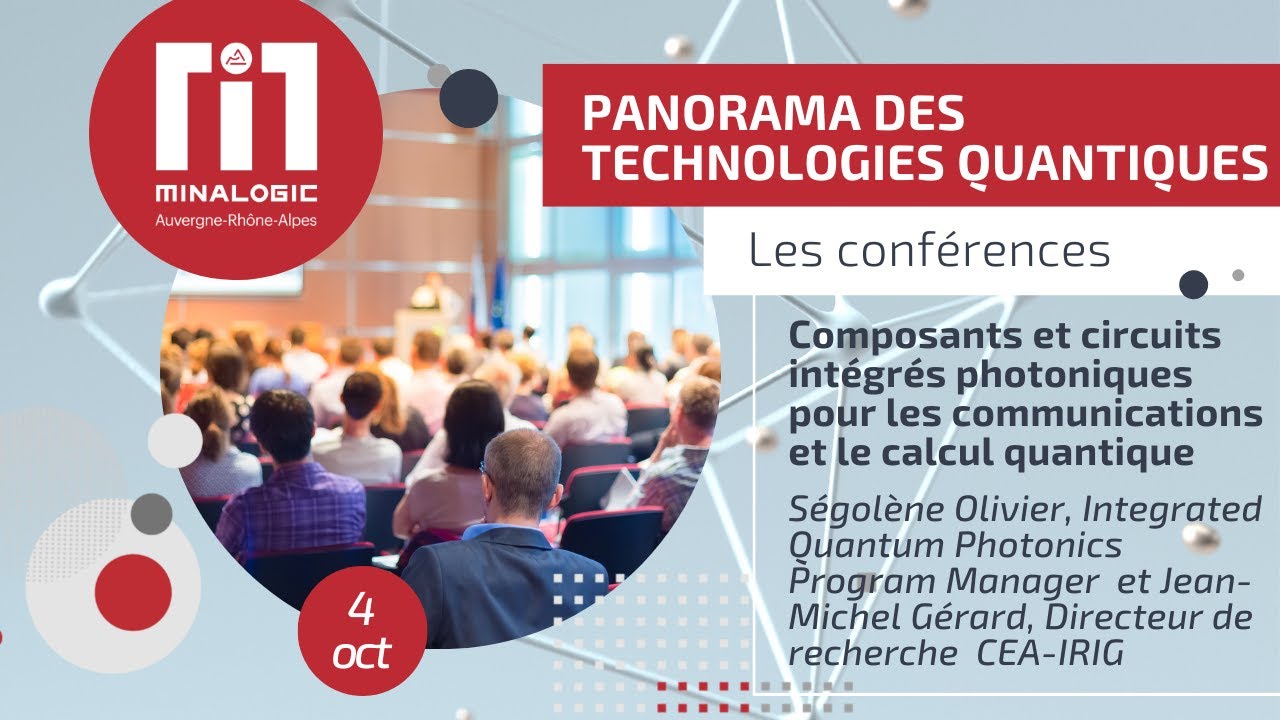 Composants et circuits intégrés photoniques pour les communications et le calcul quantique